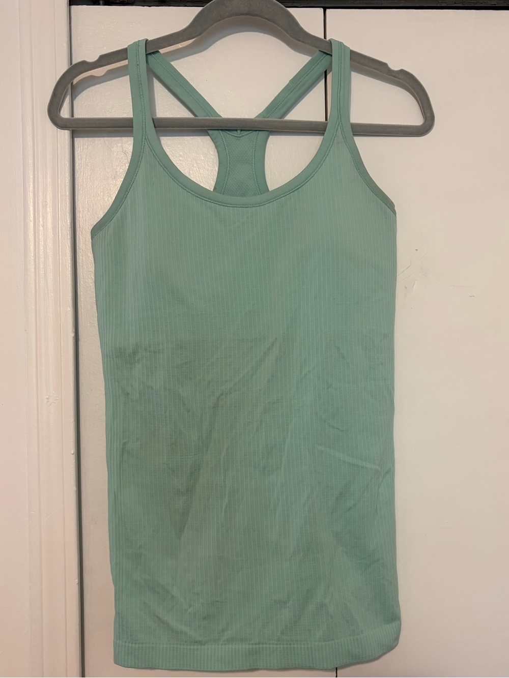 Women’s Lululemon Mint Green Ebb to Street Tank Top Light Support B/C Cup